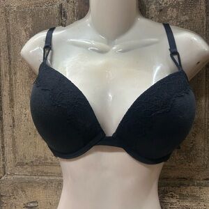 Victoria's Secret Black Lace Detail Bra